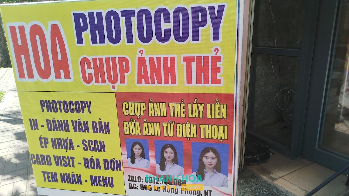 Chụp ảnh thẻ Hoa Nha Trang