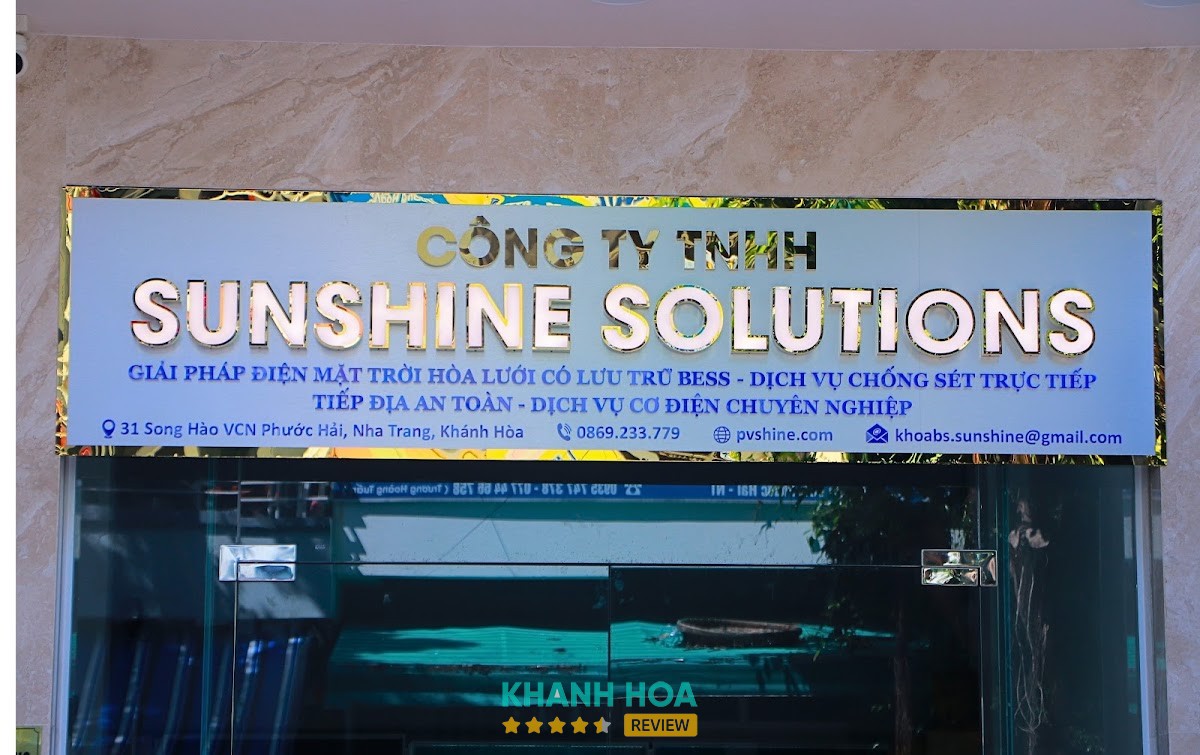 Công ty Điện Mặt Trời - SUNSHINE SOLUTIONS Co.,Ltd Khánh Hòa