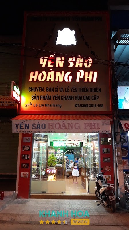 Yến sào cao cấp Nha Trang - Yến sào Hoàng Phi