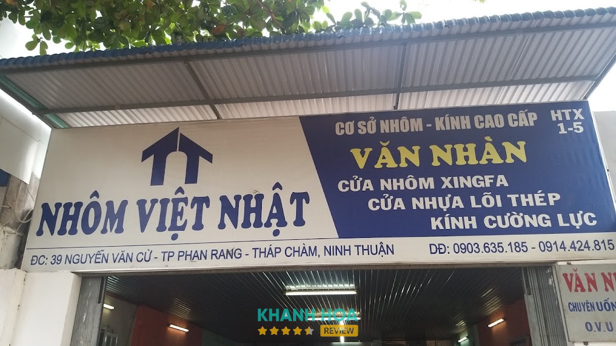 Cửa Hàng Nhôm Sắt Nhựa kính Văn Nhàn – 39 Nguyễn Văn Cừ, Phan Rang, Khánh Hòa, Việt Nam