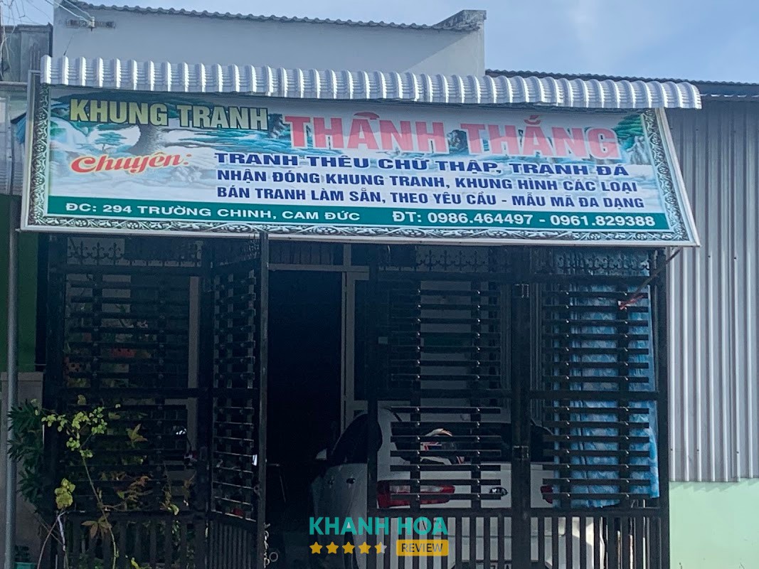 Shop tranh thêu chữ thập và đóng khung tranh Thanh Thắng