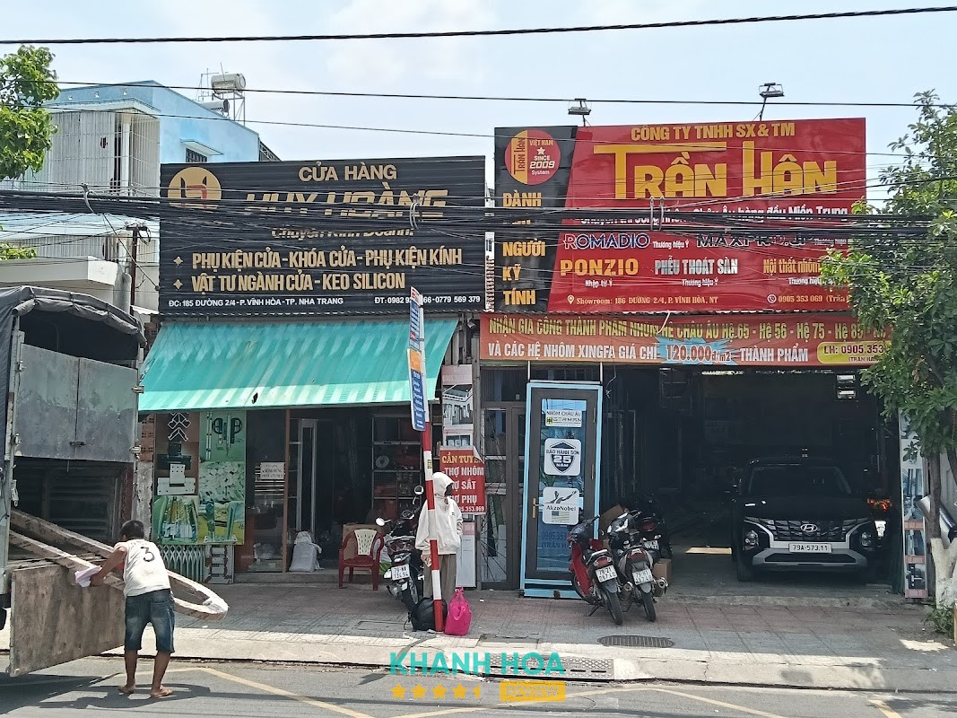 Công ty Nhôm Kính Trần Hân Nha Trang – 185 Đ. 2/4, Bắc Nha Trang, Khánh Hòa 650000, Việt Nam