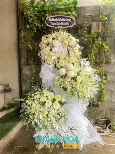 VÒNG HOA ĐÁM TANG THÁP CHÀM NINH THUẬN – hình ảnh 3