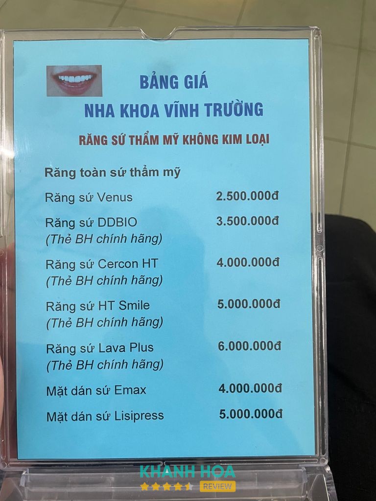 Nha Khoa Vĩnh Trường tại Nam Nha Trang