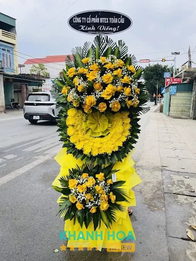 Hoarosa vòng hoa viếng Cam Lâm
