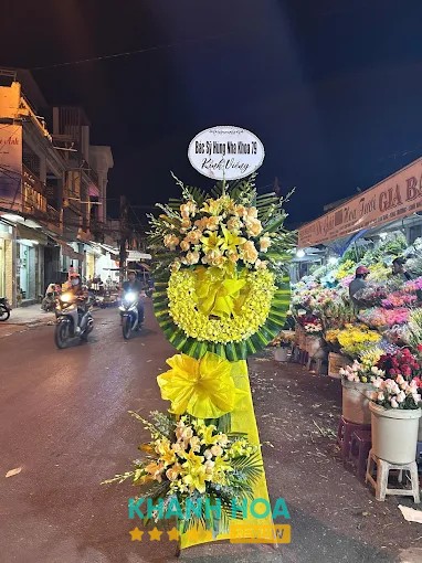 Hoarosa - mẫu vòng hoa tang lễ