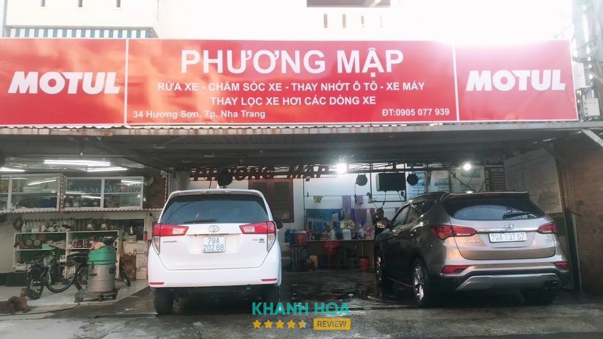 Tiệm Rửa Xe Thay Nhớt Phương Mập Nha Trang