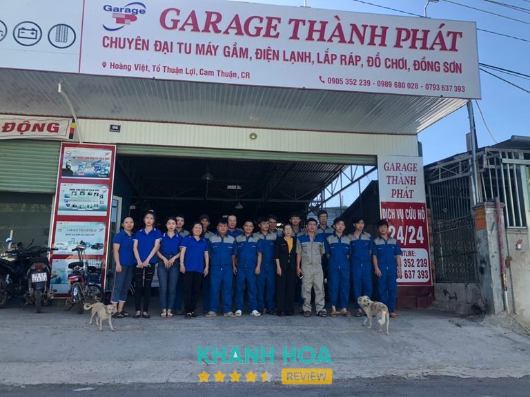 Garage Thành Phát Cam Ranh tại đường Hoàng Việt, Cam Linh