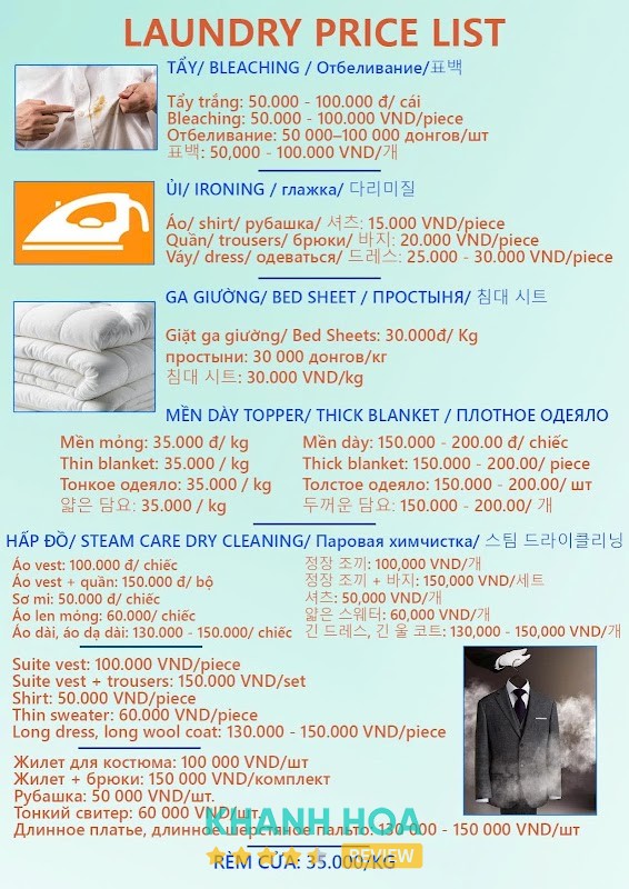 Giặt Ủi Cô Tấm - Nha Trang Laundry Service
