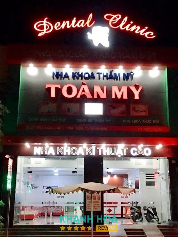 Phòng khám nha khoa tại Ninh Hòa Nha Khoa Thẩm Mỹ Toàn Mỹ