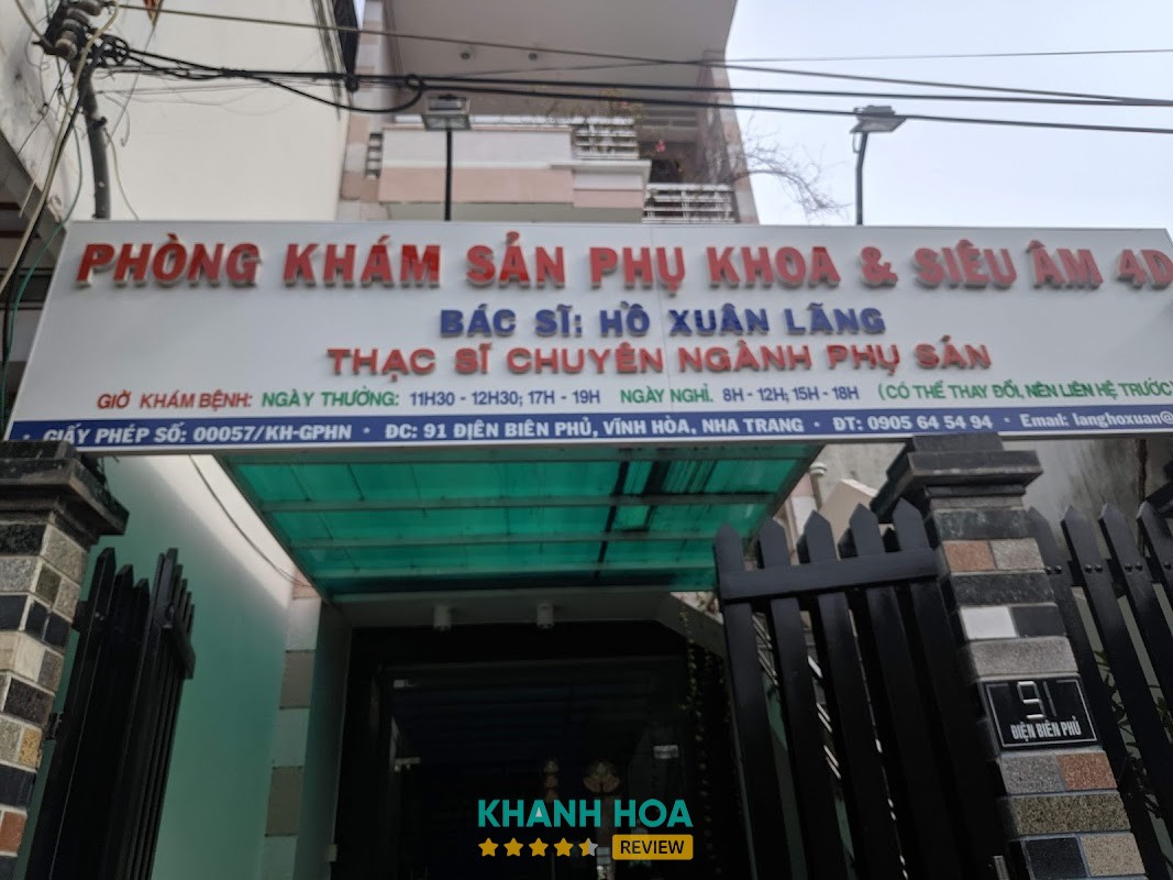 Phòng Khám Sản Phụ Khoa Bs Hồ Xuân Lãng – 91 Điện Biên Phủ, Bắc Nha Trang, Khánh Hòa 650000, Việt Nam