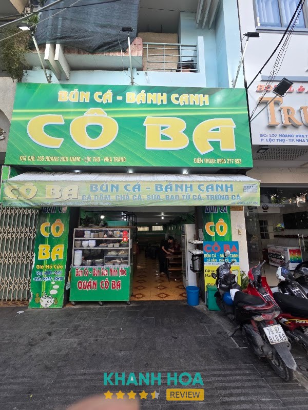 Tô bún cá Cô Ba
