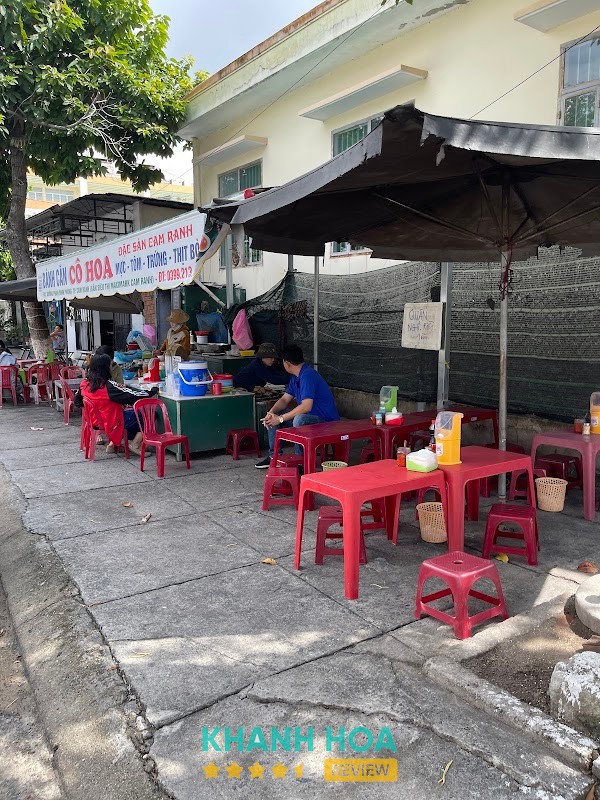 Quán Bánh Căn Lề Đường Cô Hoa Cam Linh Khánh Hòa