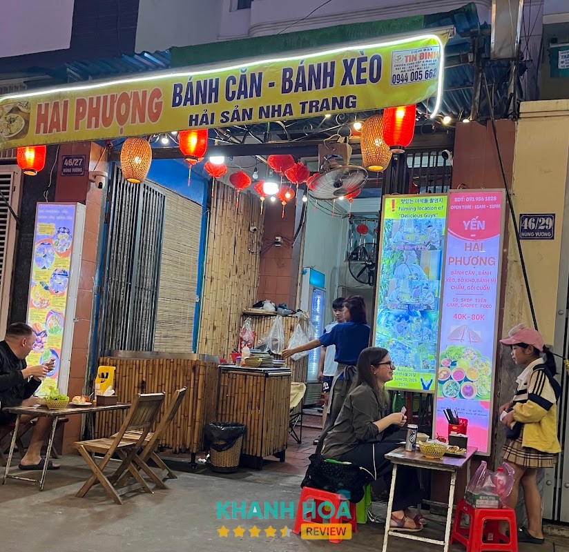 Hai Phượng Yến Bánh Căn Bánh Xèo chợ đêm Nha Trang
