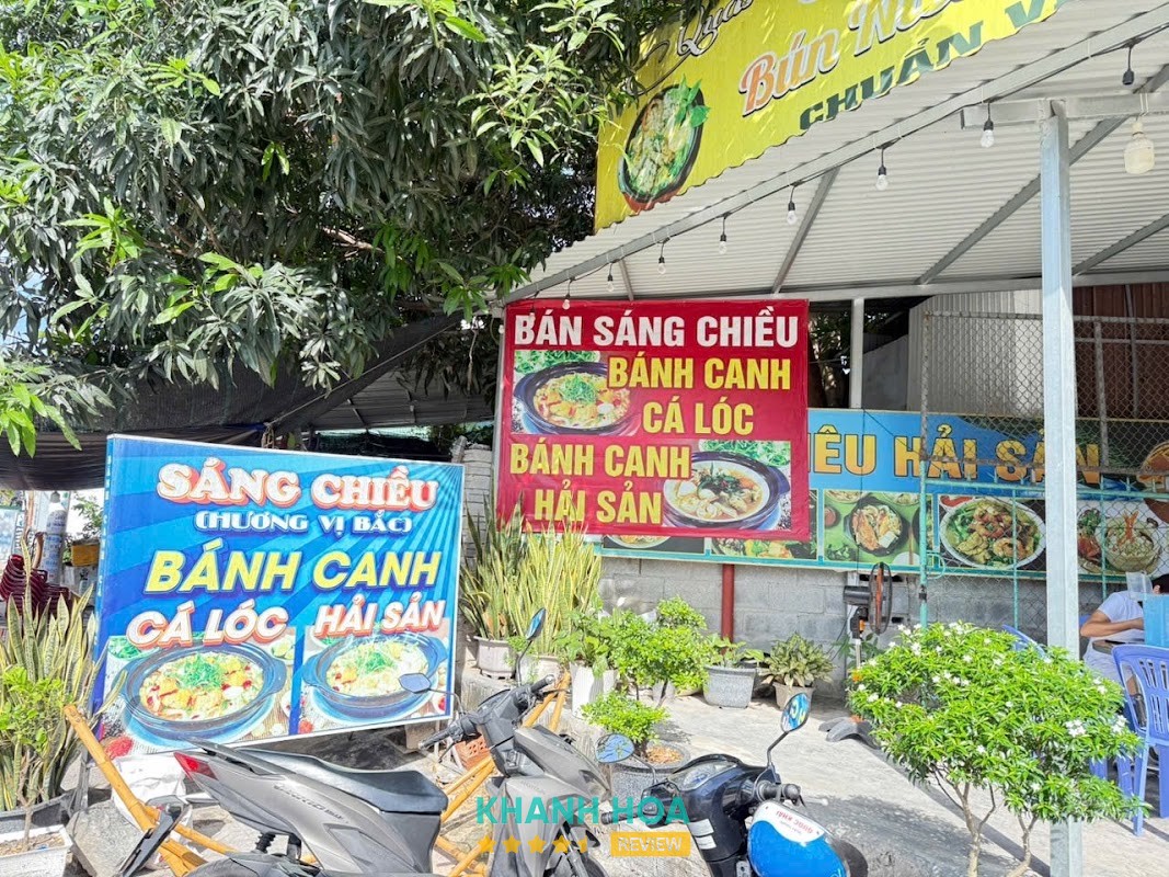 Bánh canh cá lóc,hải sản Cam Lâm