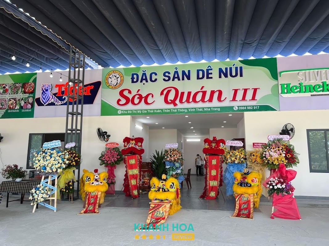 Đặc sản dê núi - Sóc Quán III – hình ảnh thực tế