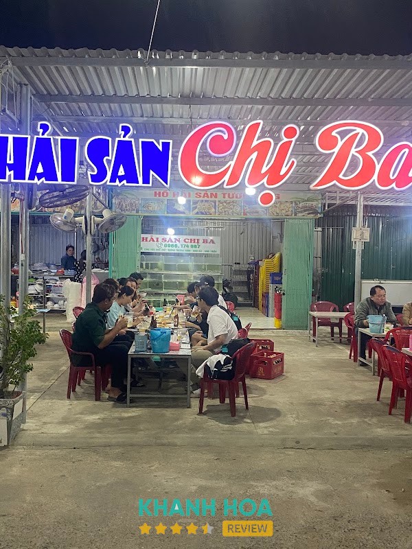 Hải sản chị Ba tại Ninh Chử