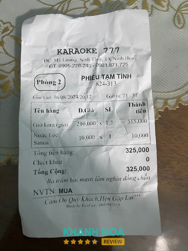 Karaoke 777- Mỹ Lương- Ninh Thủy- Ninh Hòa - Khánh Hòa – hình ảnh 3