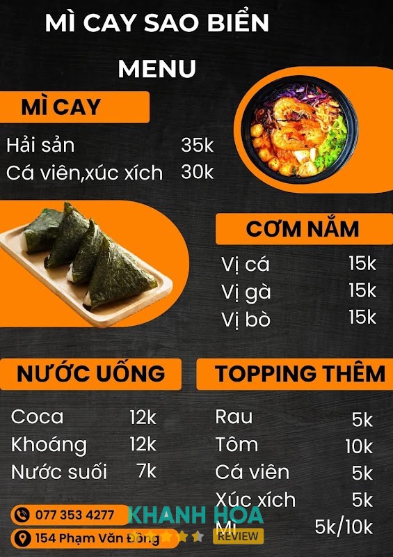 Mì Cay Sao Biển – hình ảnh 2