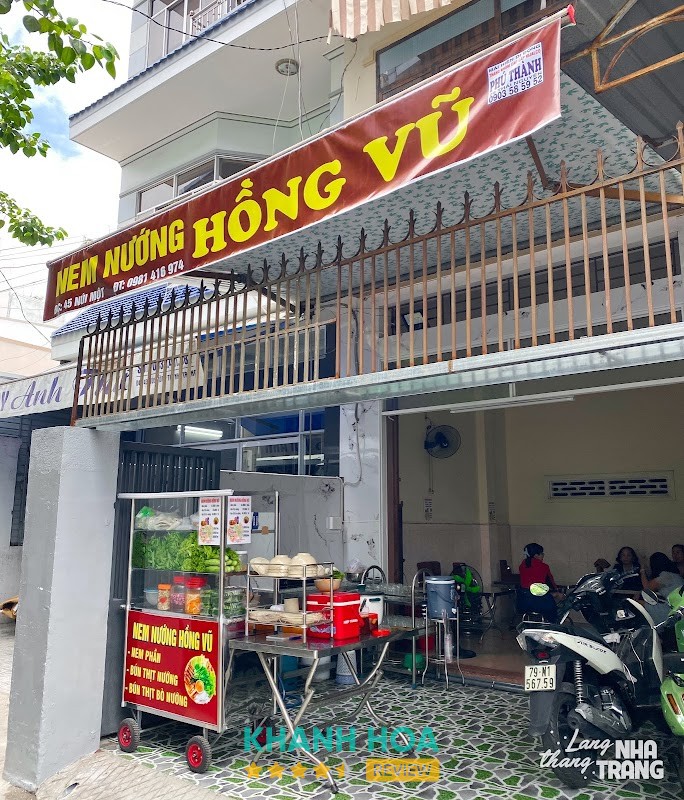 Nem Nướng Hồng Vũ ( Nên đi từ hẻm 47 Huỳnh Thúc Kháng vào) Nha Trang
