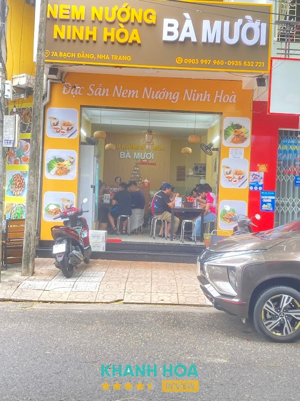 Nem nướng Bà Mười Ninh Hoà Nha Trang