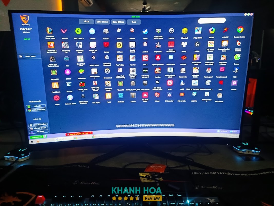 Không gian CyberKing Adam Gaming 1