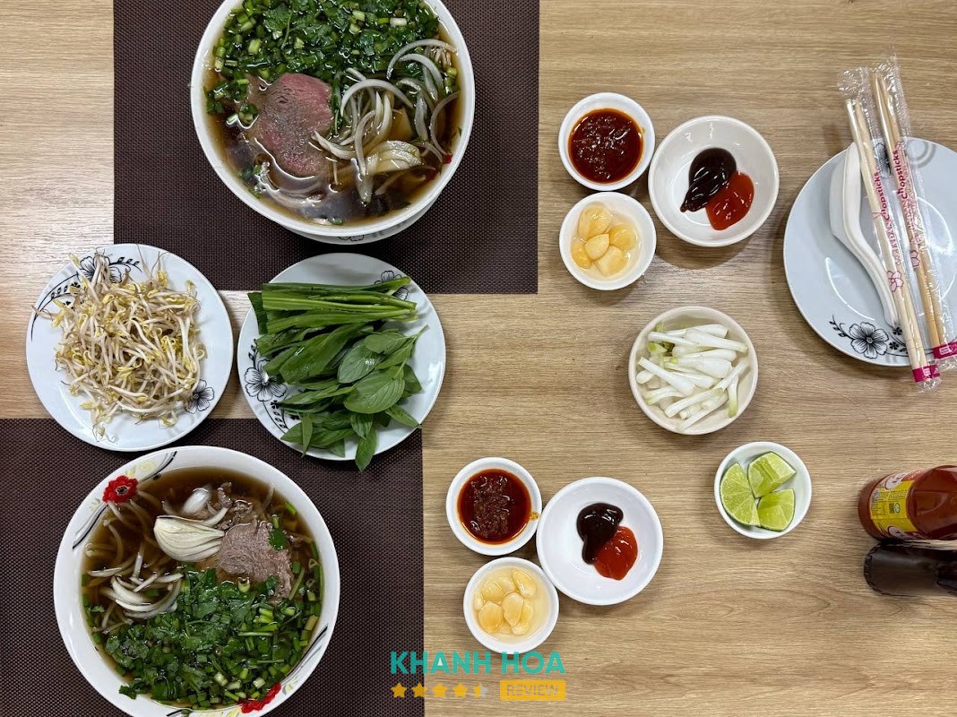 Tô phở tại Phở Bò Nhà GaRi