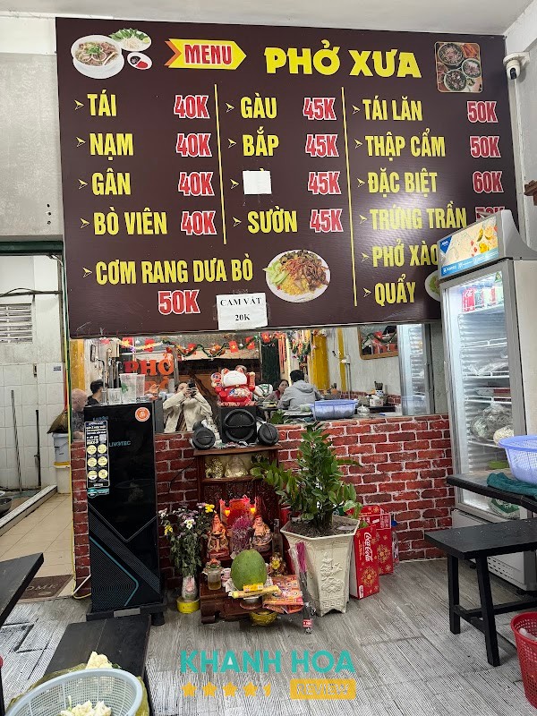 Thịt bò tại Phở Xưa Hà Nội 1975