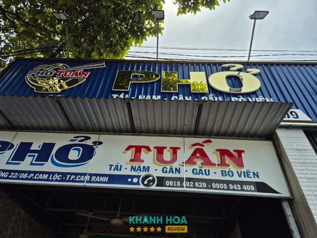 Tô phở Bắc tại Phở Tuấn Cam Ranh