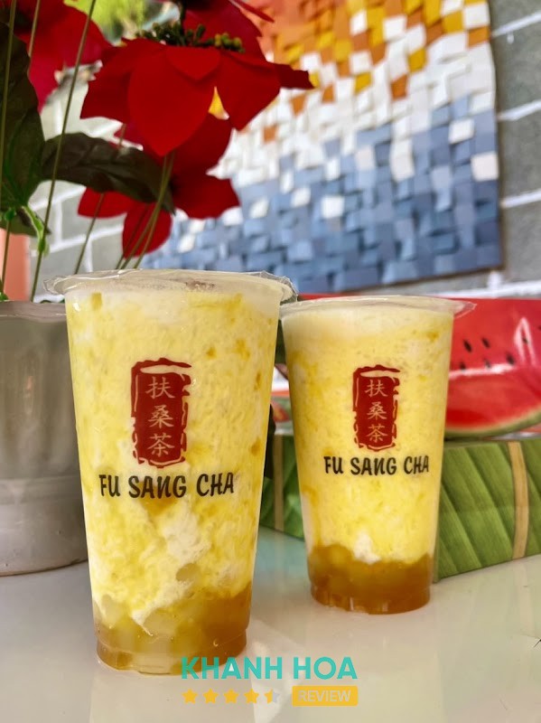 Trà sữa nướng tại Fusangcha Cam Lâm