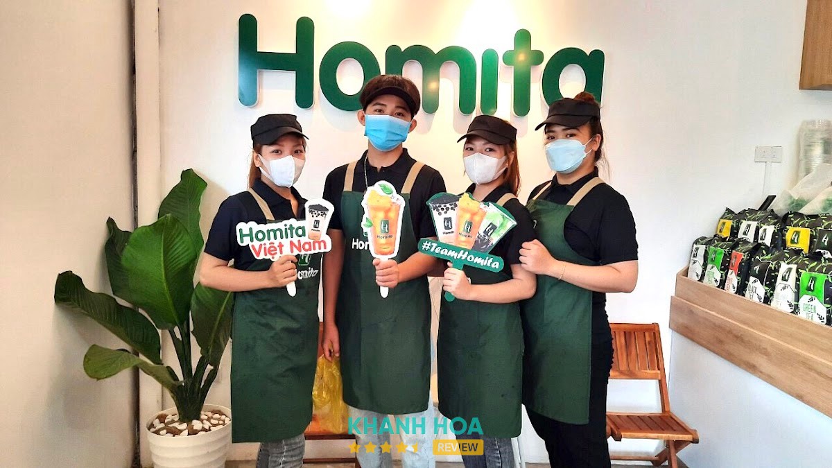 Không gian Trà Sữa Homita Cam Lâm
