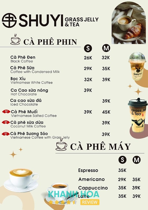 Trà sữa và topping tại Shuyi Ngô Gia Tự