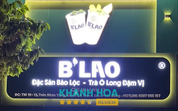 Đồ uống và topping tại B'lao