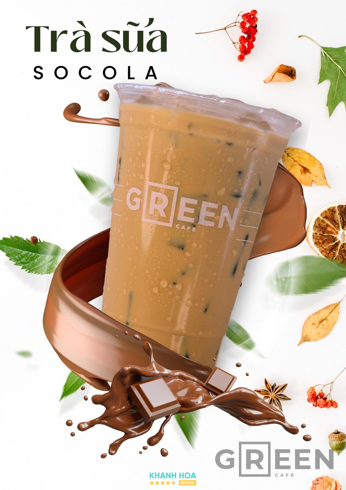 Không gian tại Green Cafe Cam Ranh