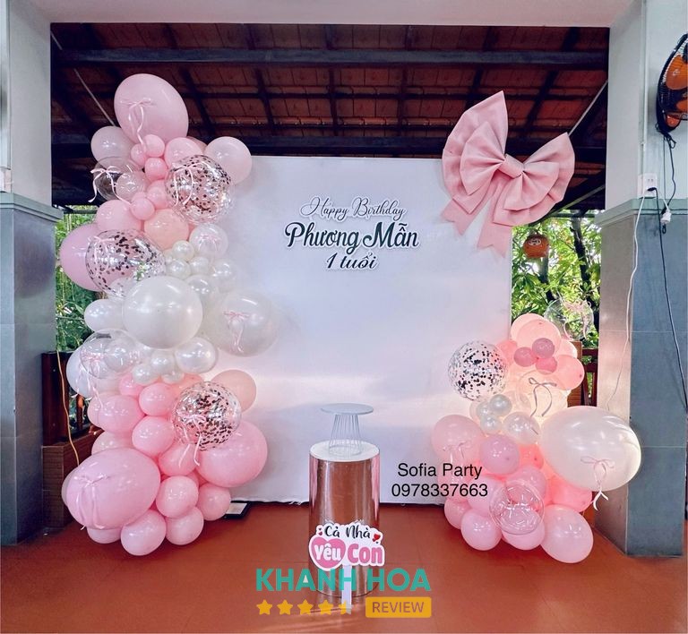 Sofia Party - shop bán đồ trang trí sinh nhật đẹp ở Nha Trang