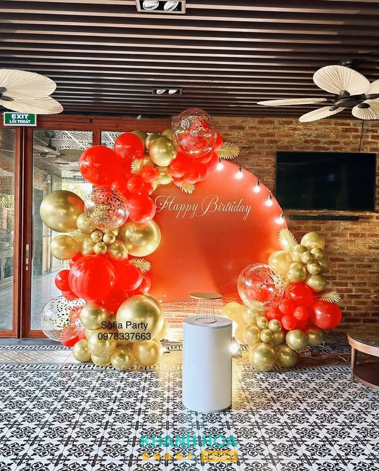 Mẫu decor tiệc sinh nhật tại Sofia Party Nha Trang – hình ảnh 3