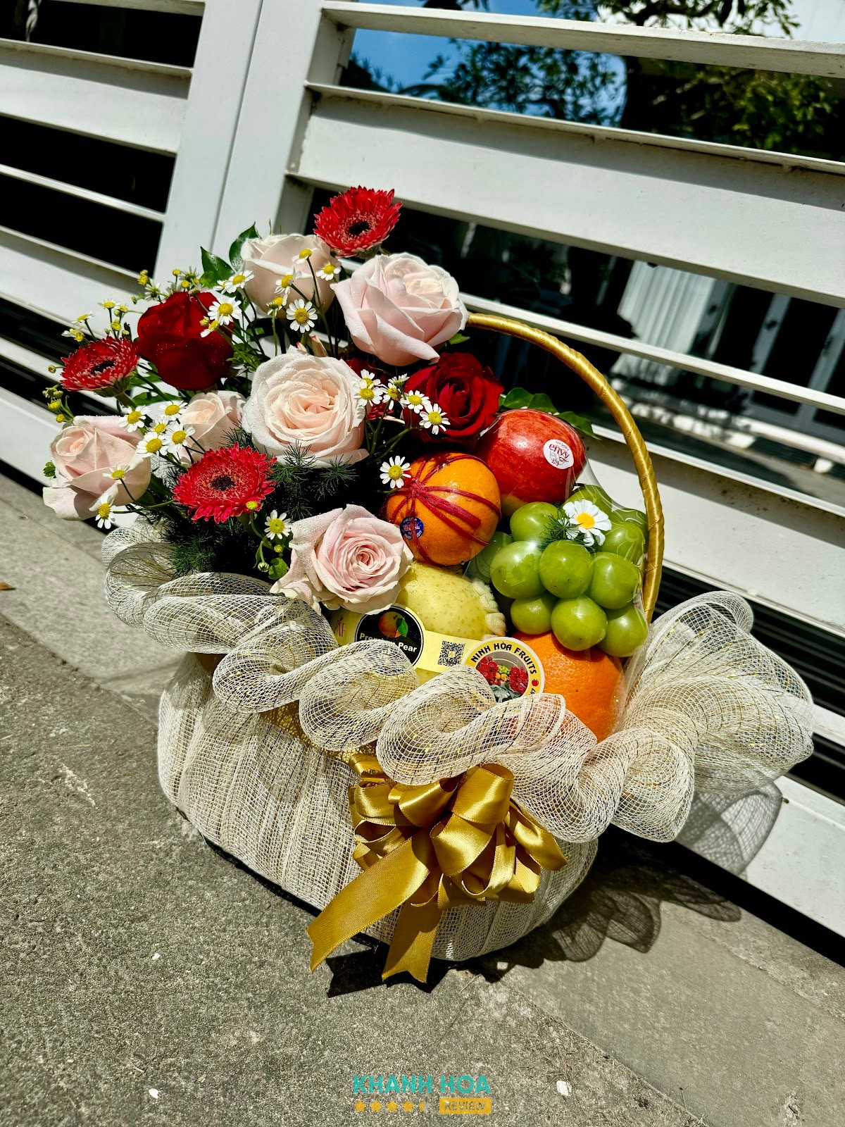 Ninh Hoà Fruits - mẫu giỏ quà trái cây 3