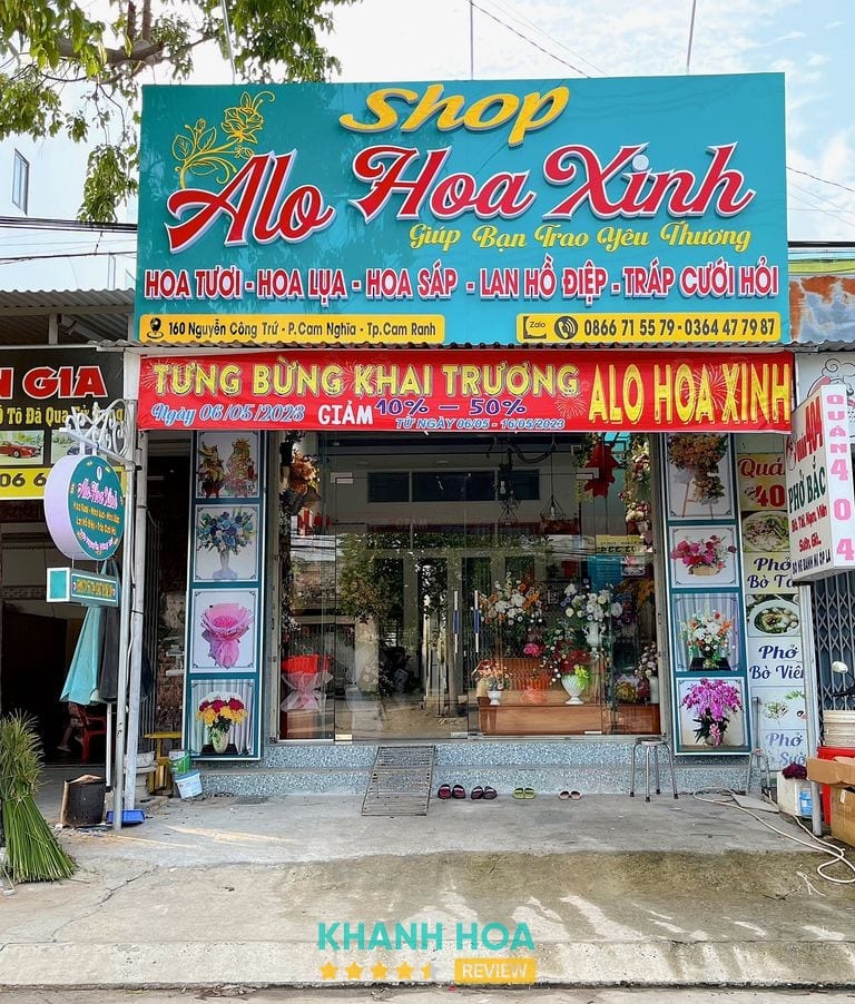Alo Hoa Xinh tại 160 Nguyễn Công Trứ Bắc Cam Ranh