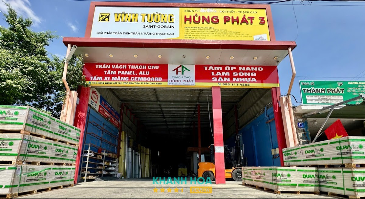Thạch cao Hùng Phát 3 – mẫu thi công 2