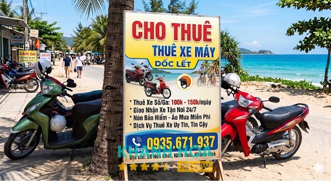 Dịch vụ giao nhận xe máy tại Dốc Lết Hòn Khói