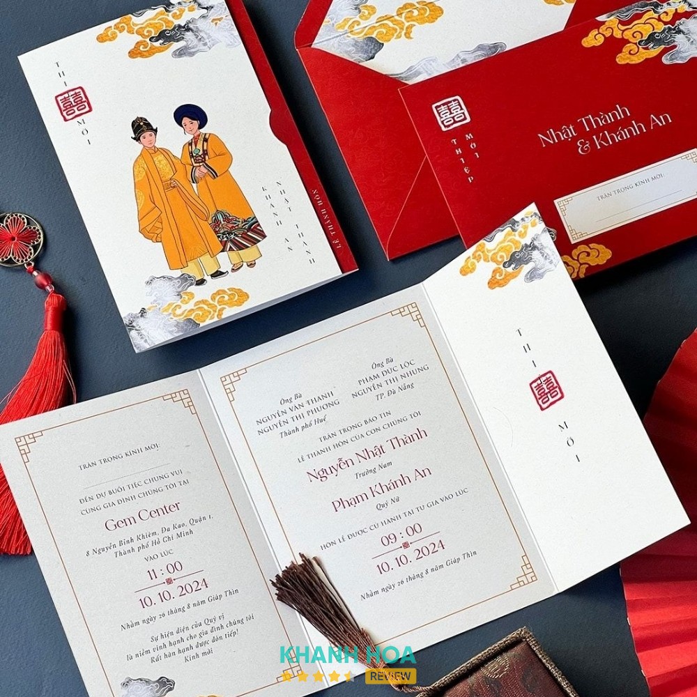 Cửa Hàng Vi Tính, In Lụa, Thiệp Cưới An Tiên – hình ảnh 1