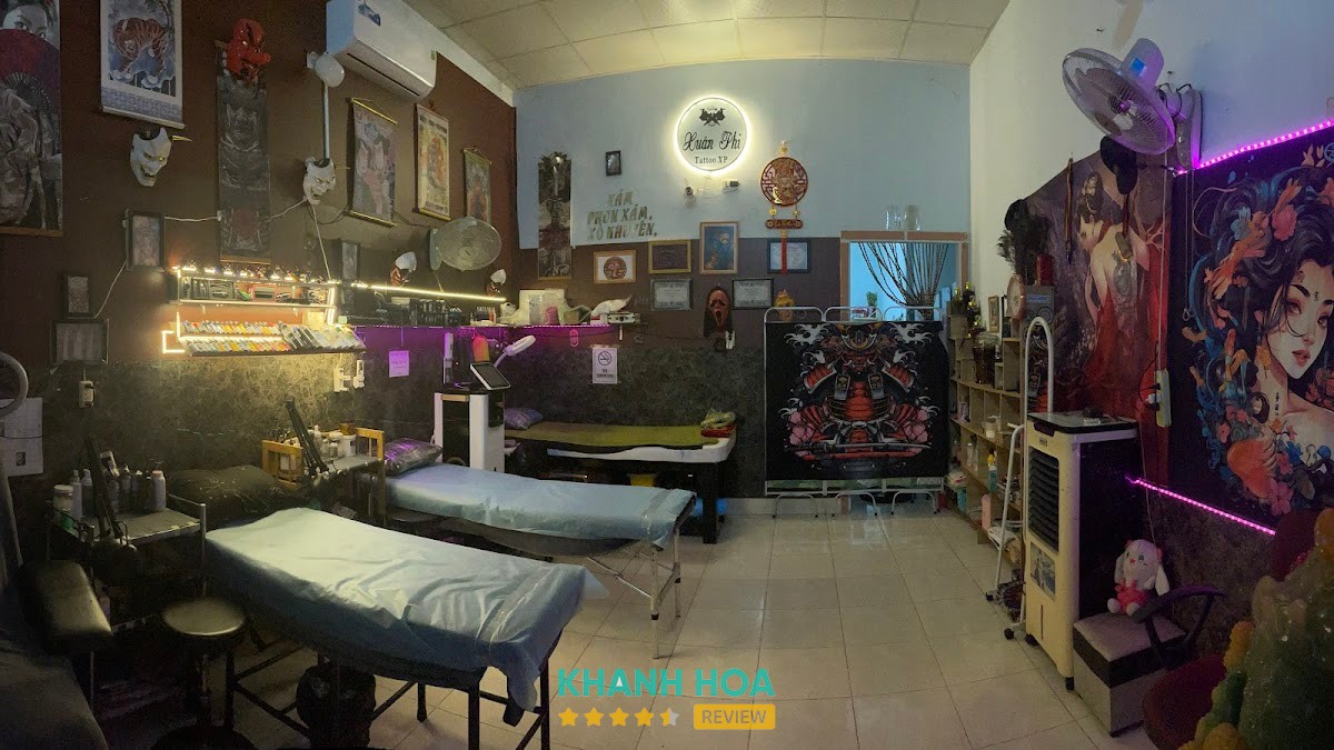 Tattoo Xuân Phi (xăm hình, xỏ khuyên, phun xăm, đính đá răng, xoá xăm, đắp khểnh) Cam Ranh