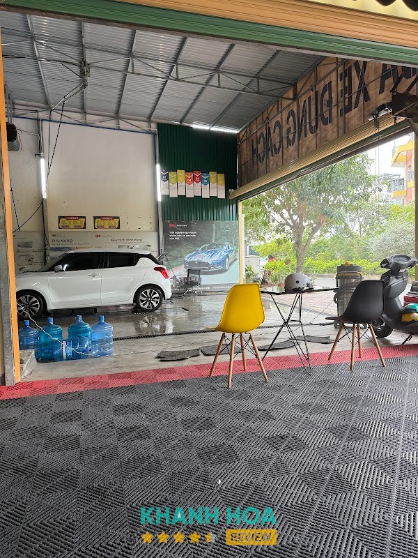 Khu vực rửa xe T Wash tại Nha Trang