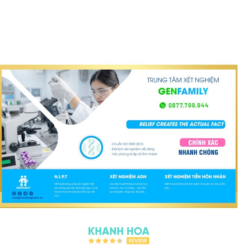 Xét Nghiệm ADN Huyết Thống - Genfamily - hình ảnh 2