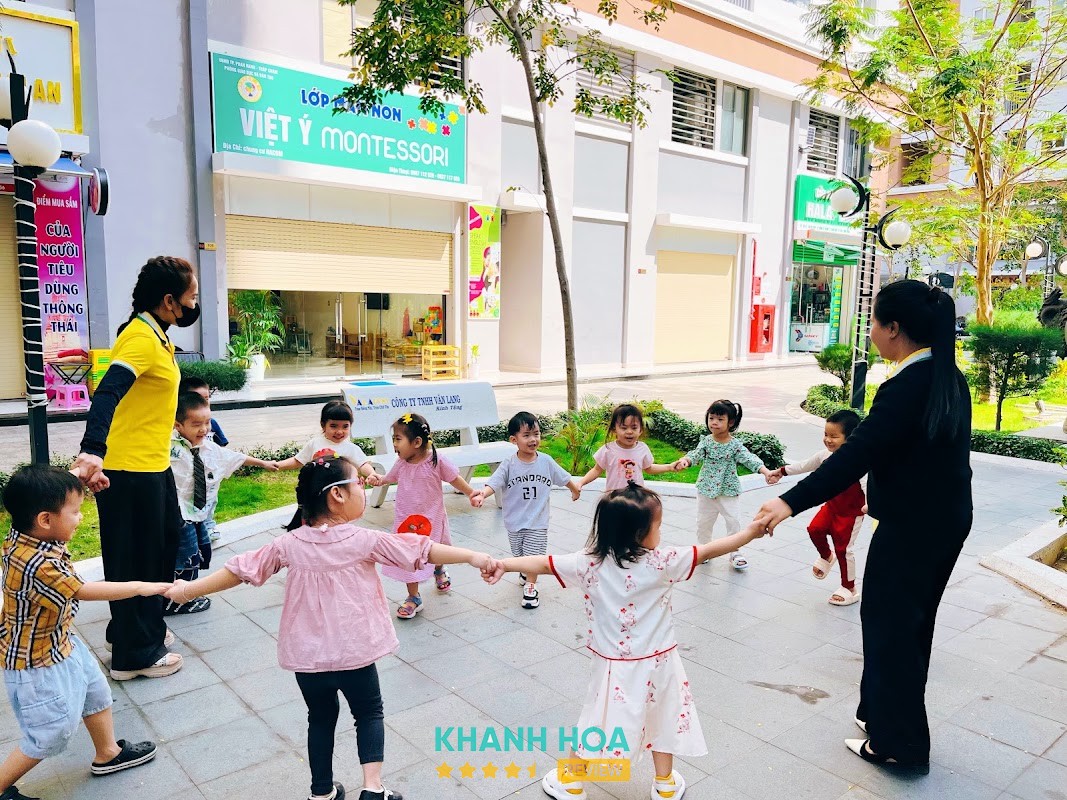 Không gian học tại Việt Ý Montessori Phan Rang