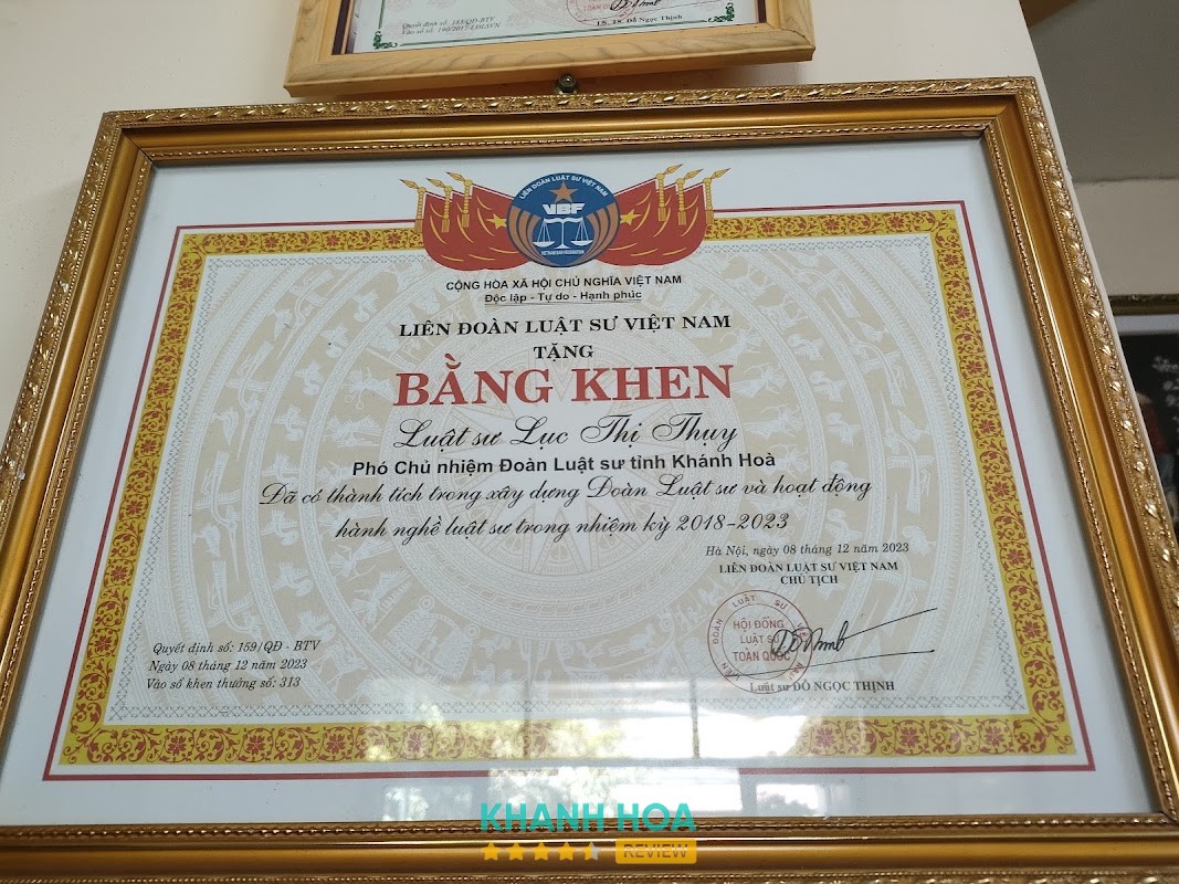 Văn Phòng Luật Sư Thụy Khánh Hòa